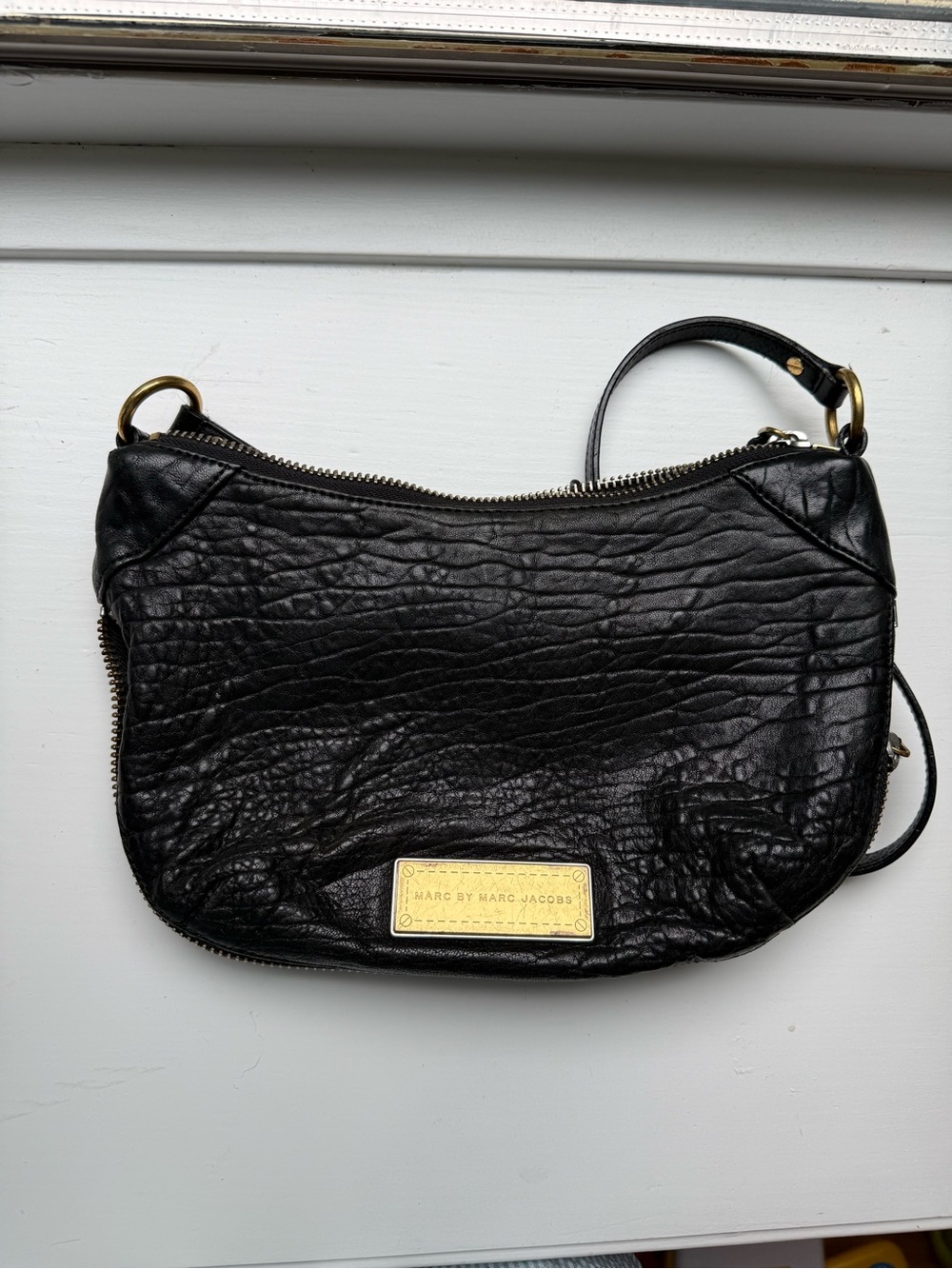 Marc by Marc Jacobs Black Leather Crossbody Bag
